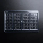 50mL 10pc Chocolate Bar Mold - Mushroom Symbol - 4 Bars - Image 2