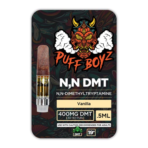 pb-nndmt-vanilla-cart.jpg Puff Boyz -NN DMT .5ML(400MG) Cartridge – Vanilla - Image 1